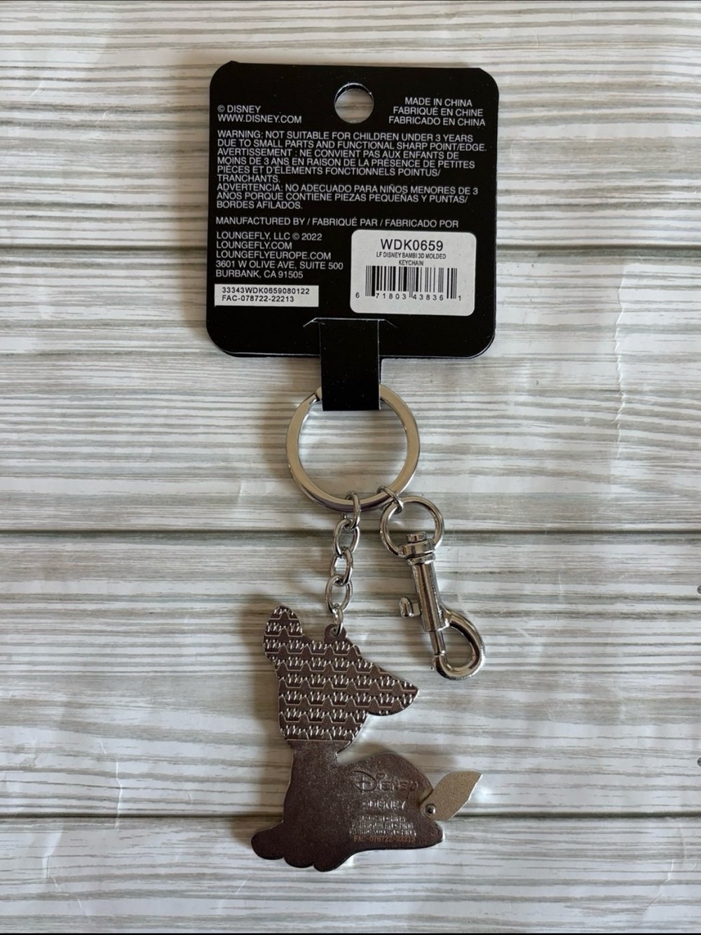 Loungefly Disney Bambi Enamel Keychain - Picture 4 of 4